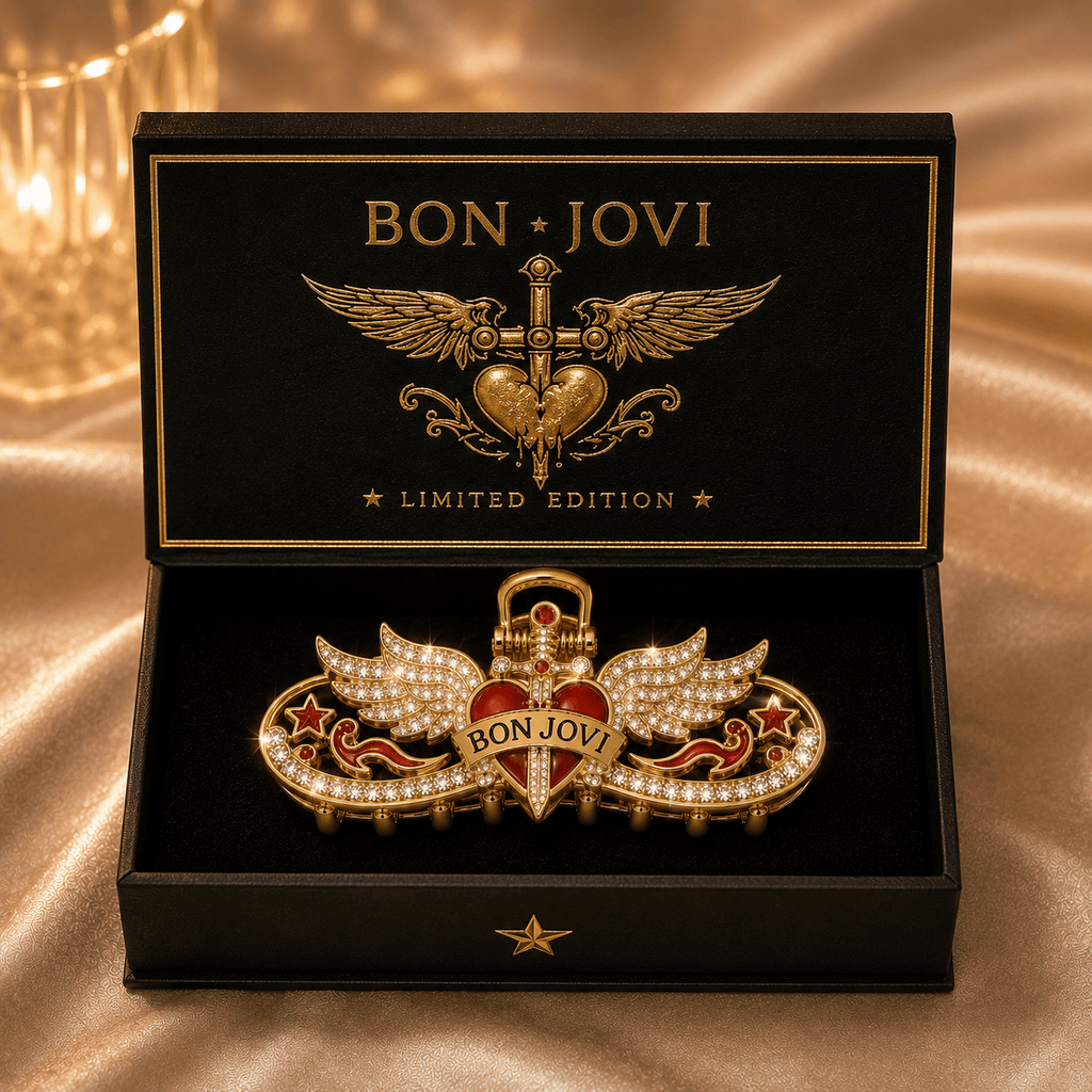 BJV Elegant Gold Hair Clip For Women TMH
