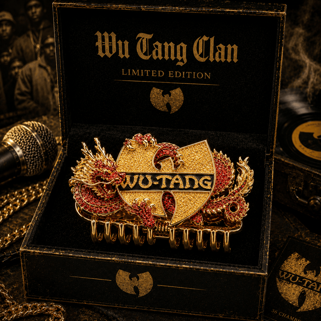 WTC Elegant Gold Hair Clip For Women BMD