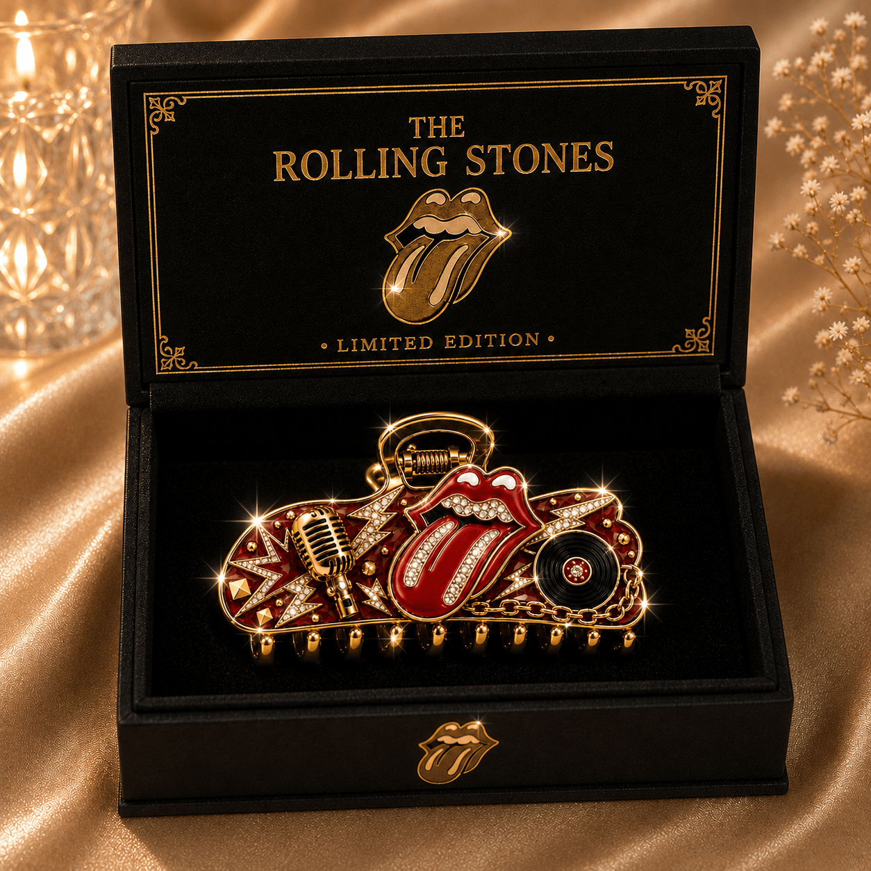 RLST Elegant Gold Hair Clip For Women TMH