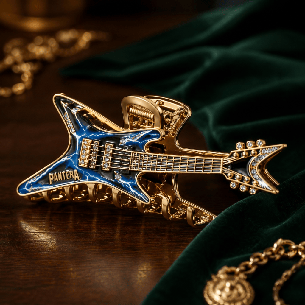 PTR Elegant Gold Hair Clip For Women BMD