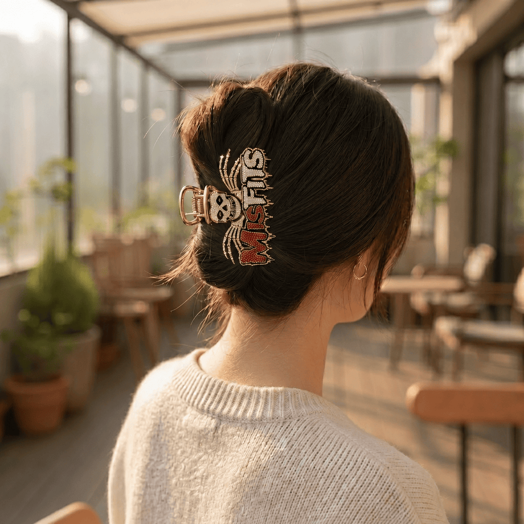 MSF Elegant Gold Hair Clip For Women BMD
