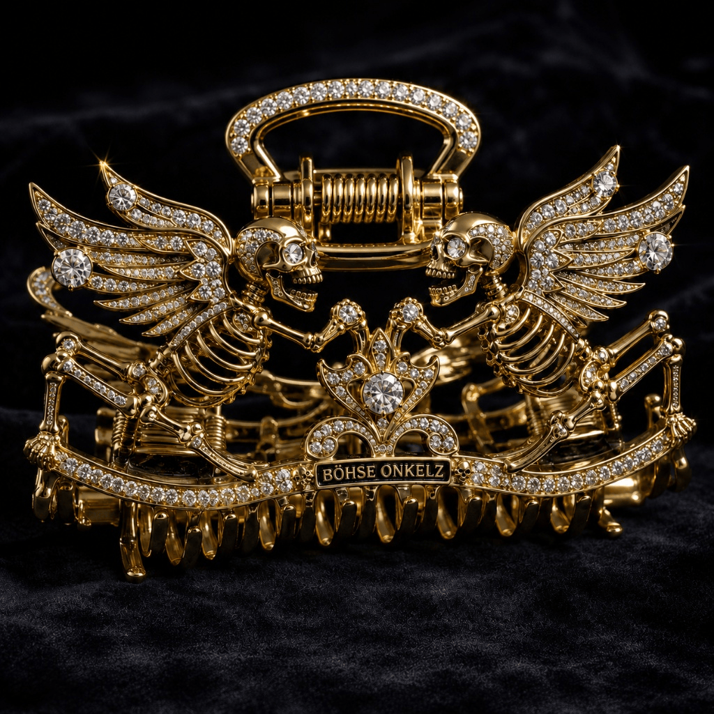 ONK Elegant Gold Hair Clip For Women BMD
