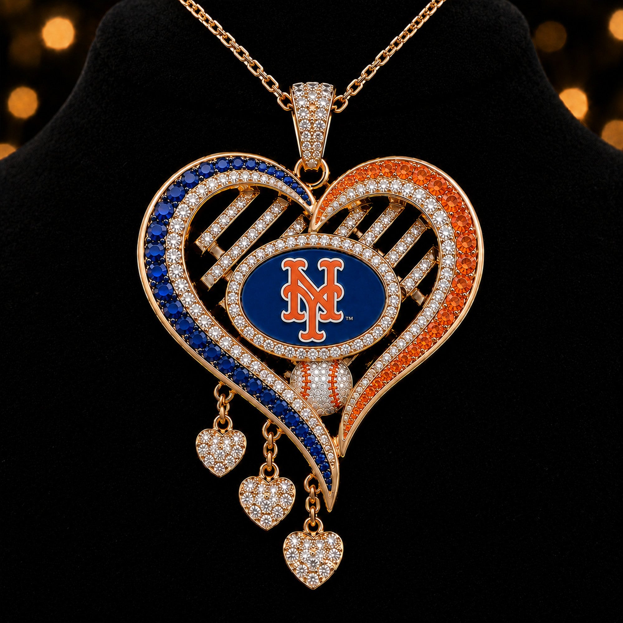 NYMRSolid Gold Chain with Diamond Pendant BMD