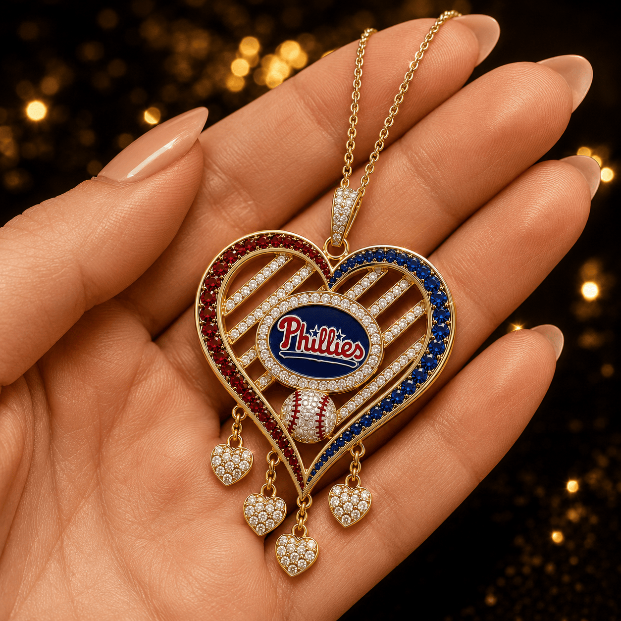 PPP Solid Gold Chain with Diamond Pendant BMD
