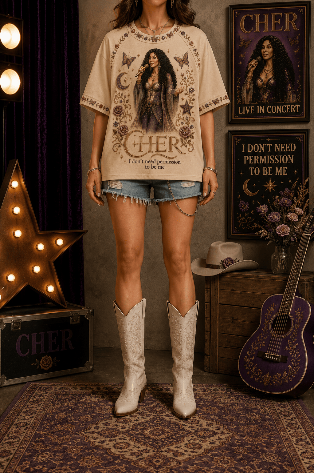 PREMIUM CHER 3D EMBOSS SHIRT TTTT