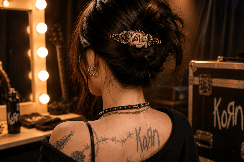 KRN Elegant Gold Hair Clip For Women TMH
