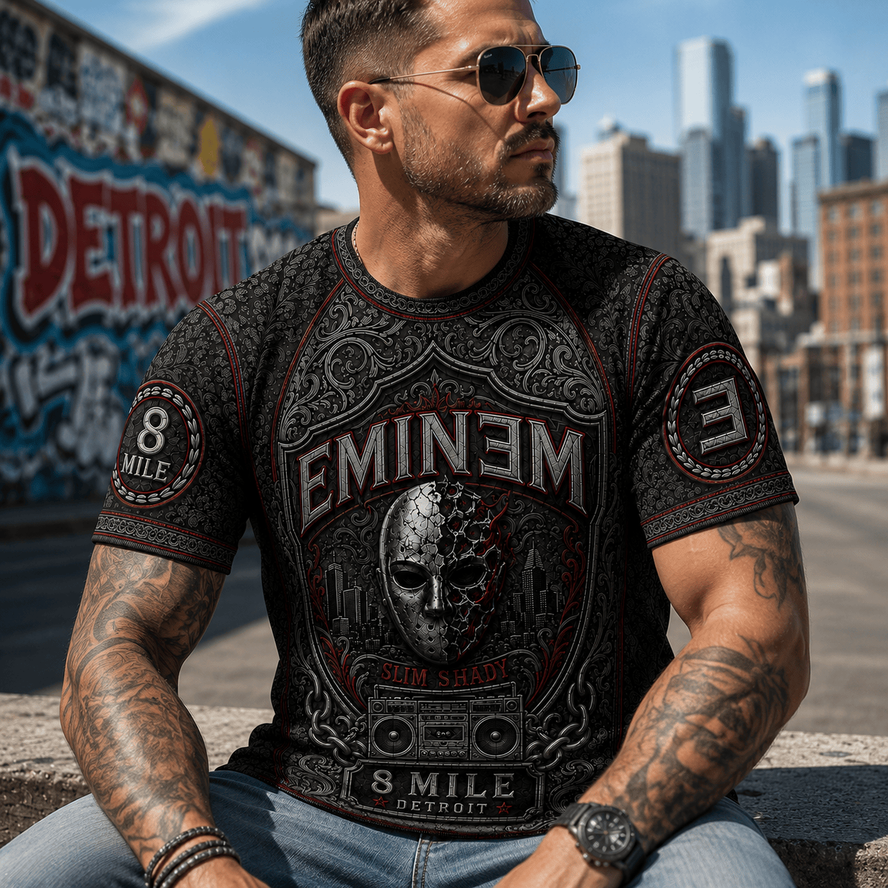 PREMIUM EMN 3D EMBOSS SHIRT NTNA