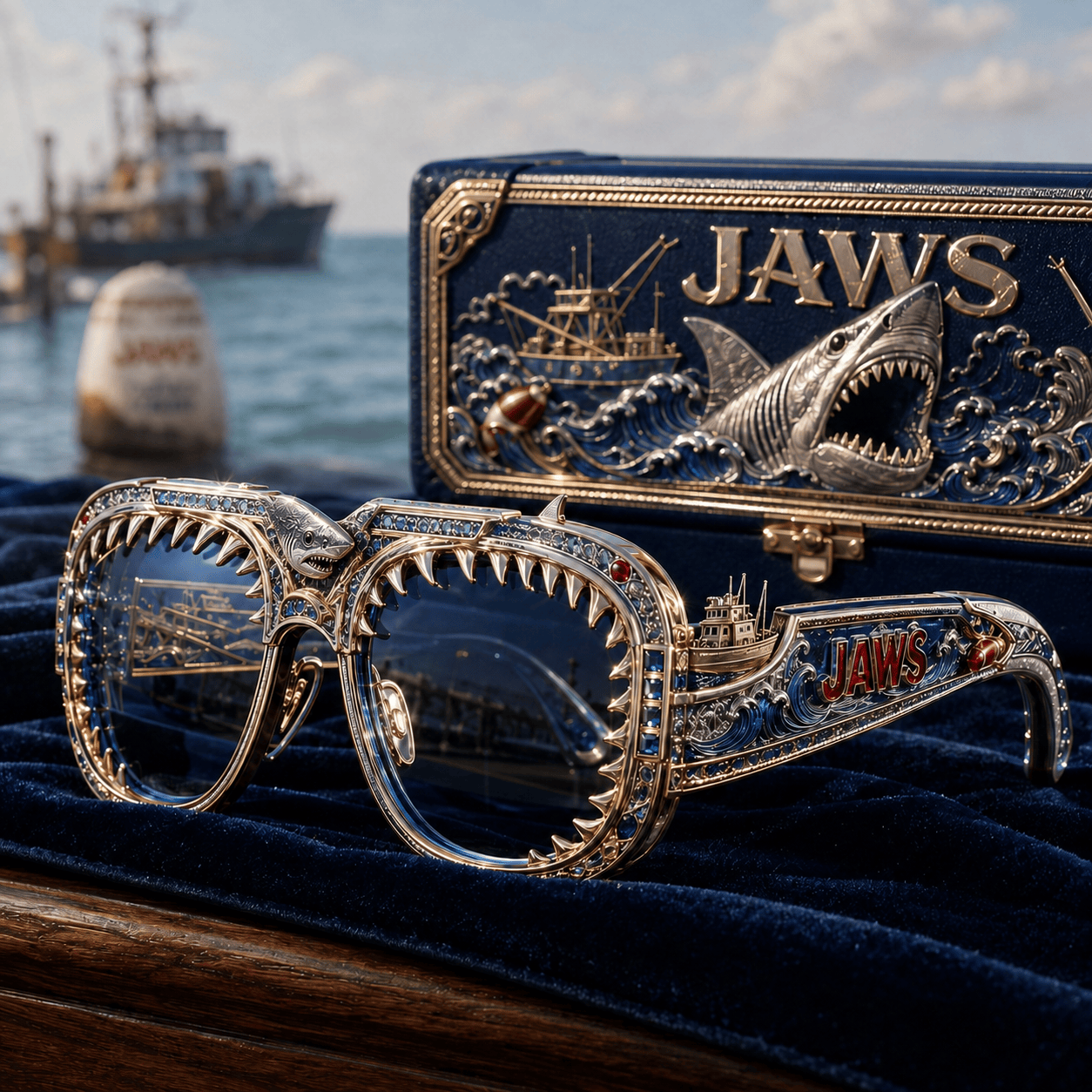 PREMIUM JAWS UNISEX SUNGLASSES HQH