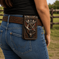 VHL Western Leather Belt Phone Holster HTTT