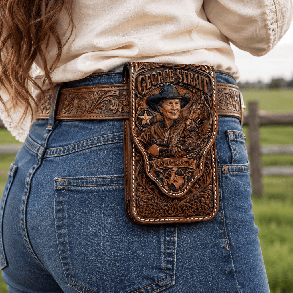 GGST Western Leather Belt Phone Holster HTTT