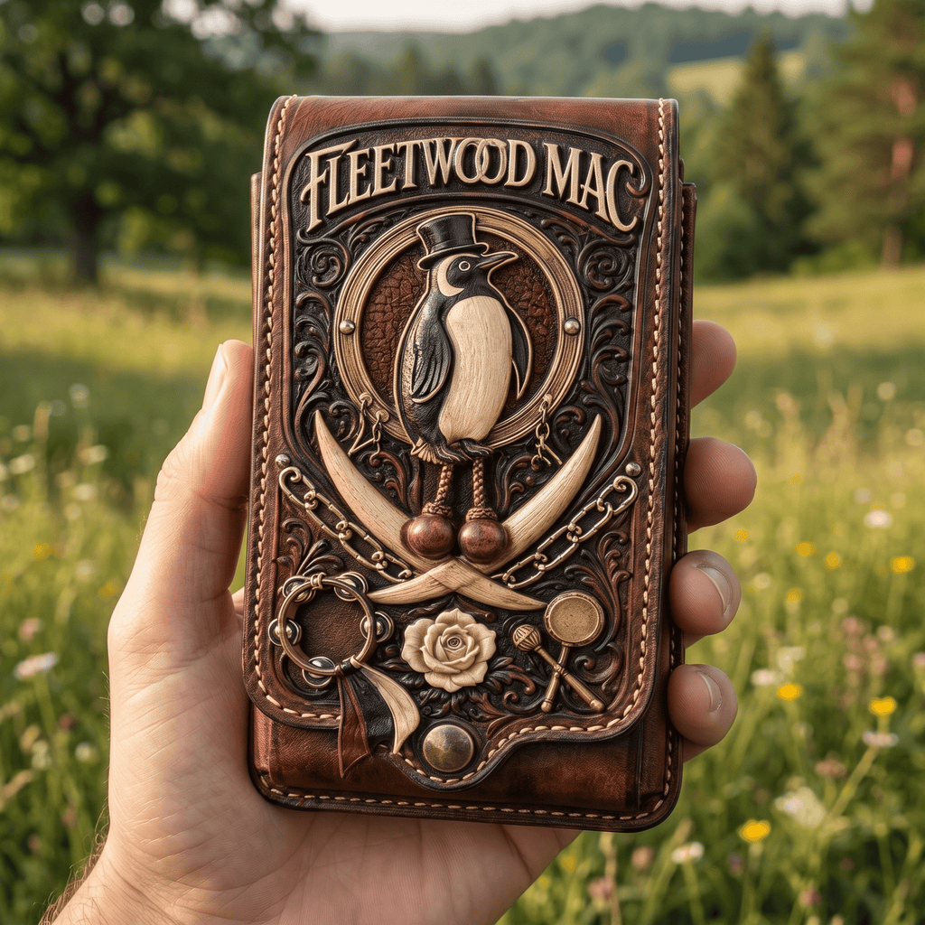 FLM Western Leather Belt Phone Holster HTTT