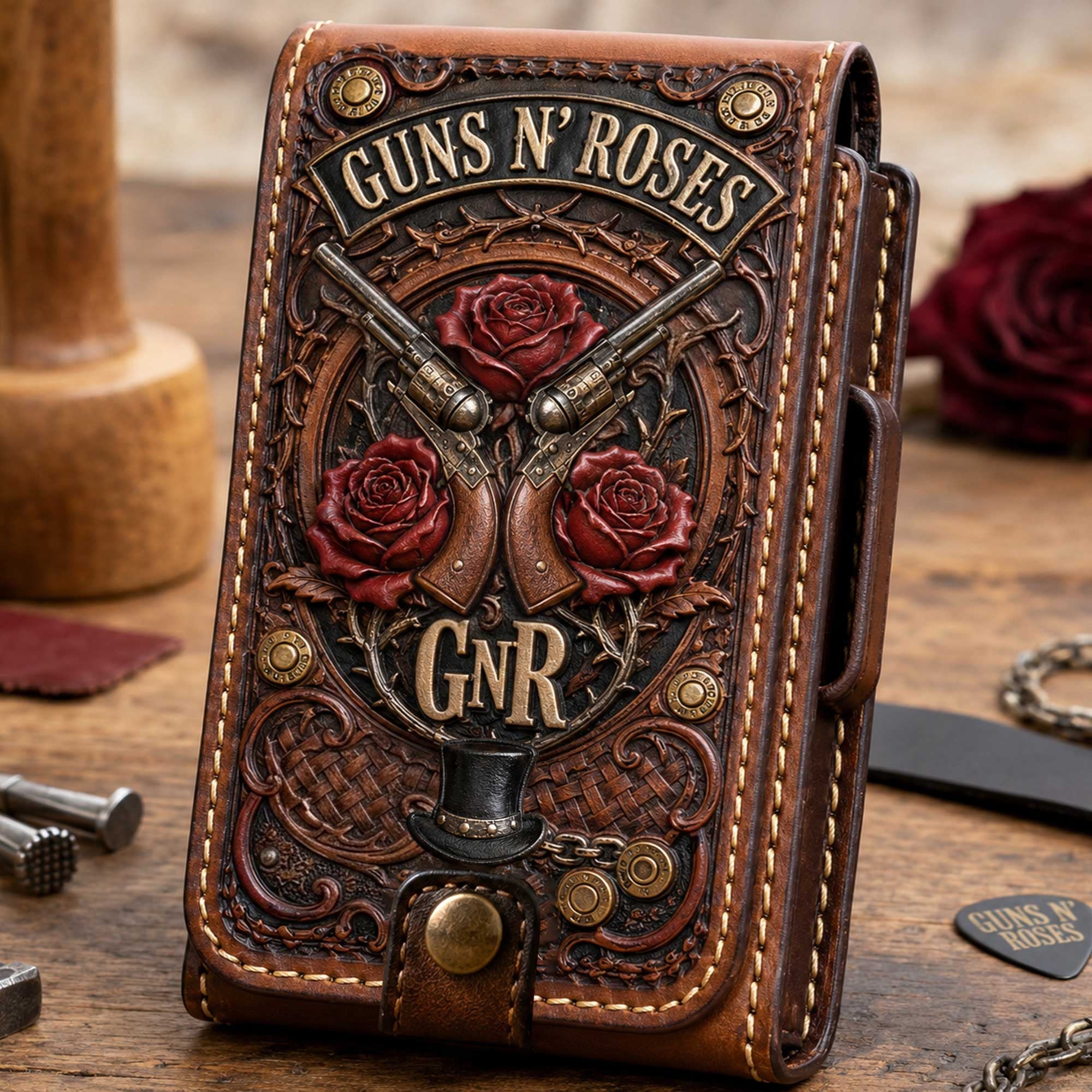 GNR Western Leather Belt Phone Holster HTTT
