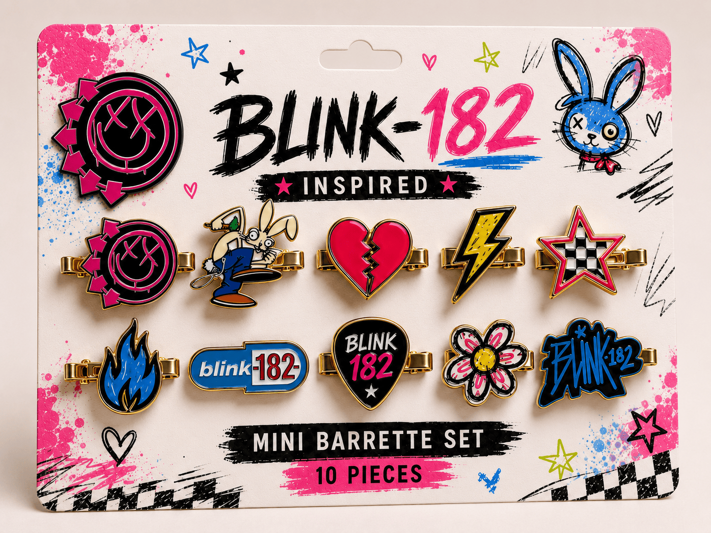 BLIK Elegant Gold Mini Barrettes for Women TMH