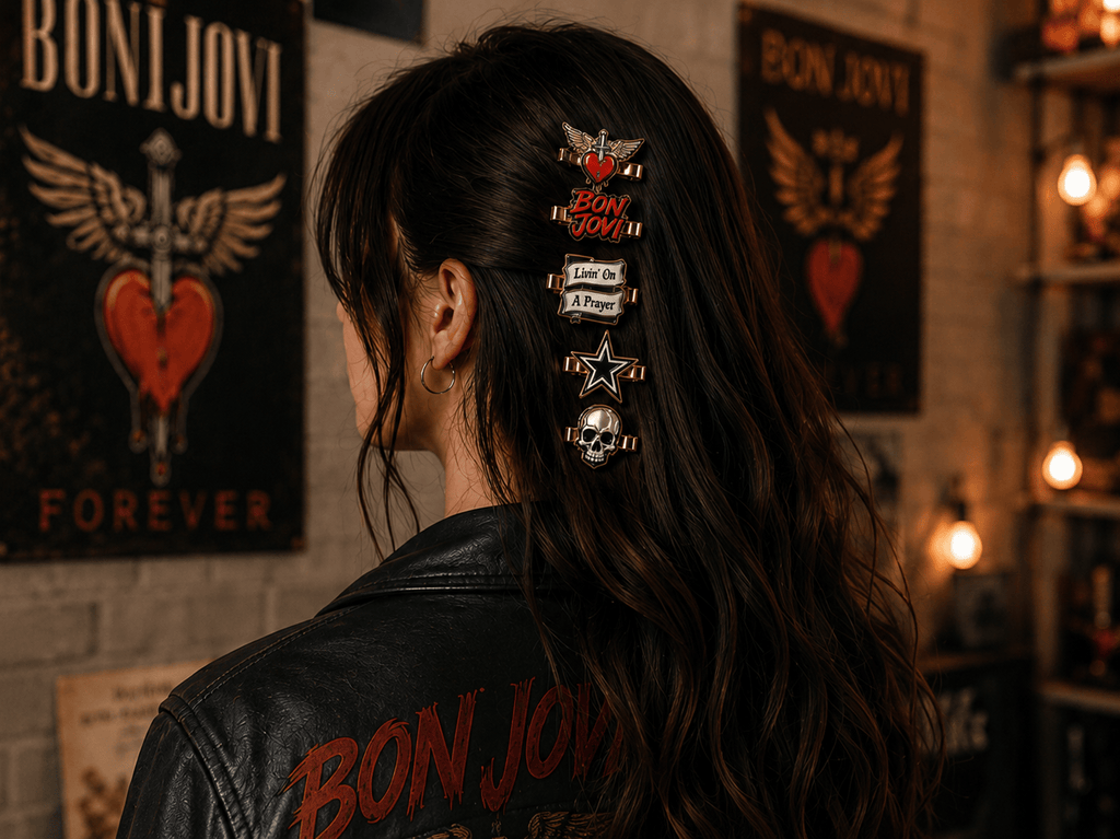BJV Elegant Gold Mini Barrettes for Women TMH