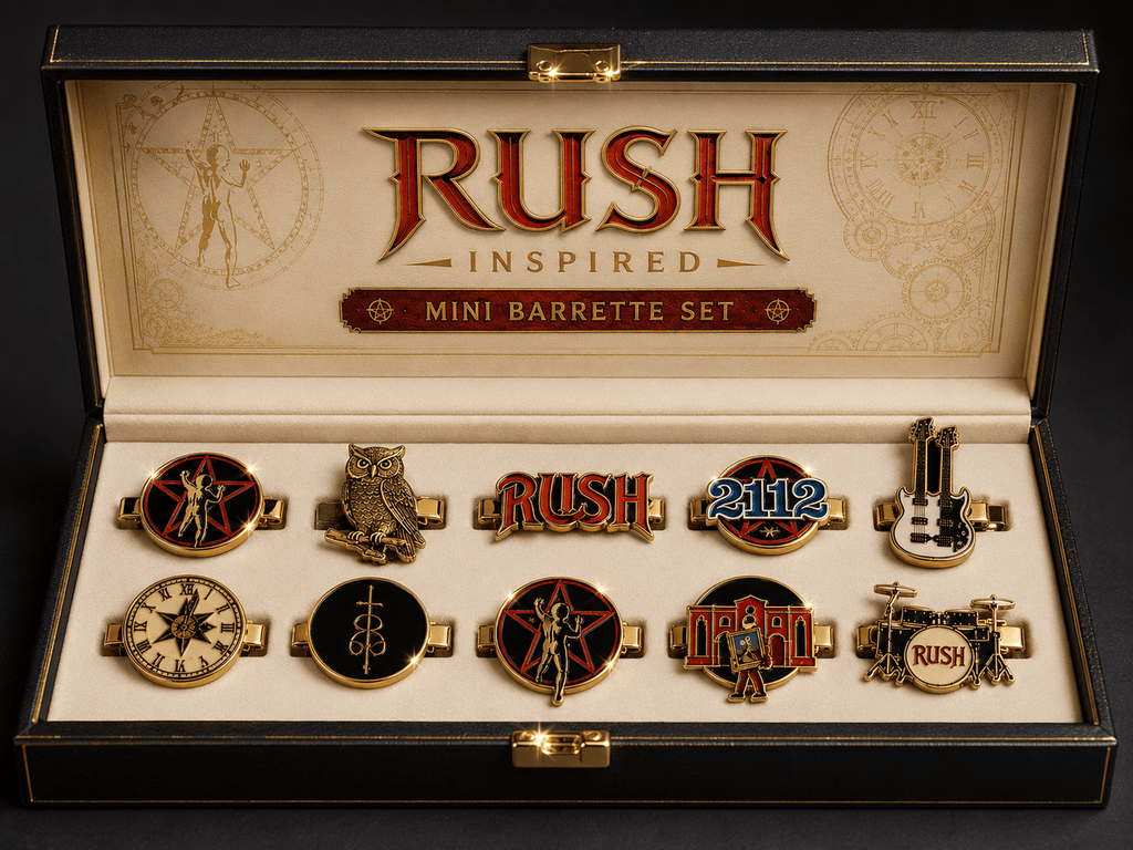 RSH Elegant Gold Mini Barrettes for Women TMH
