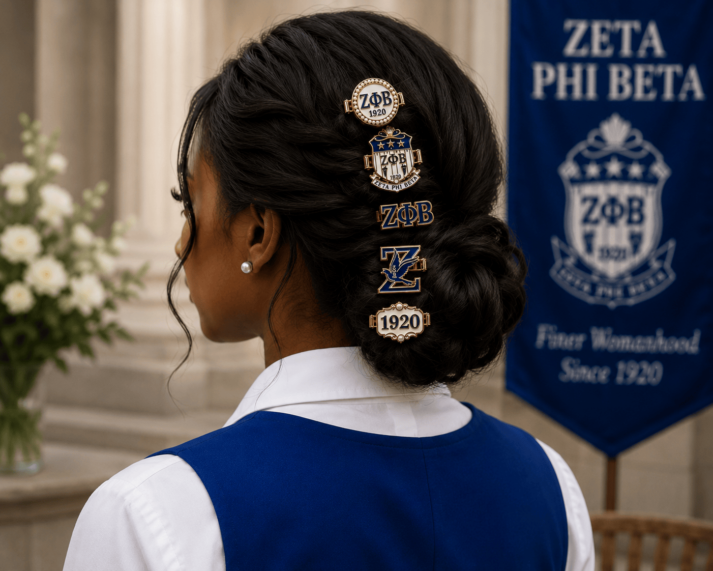 ZPT Elegant Gold Mini Barrettes for Women TMH