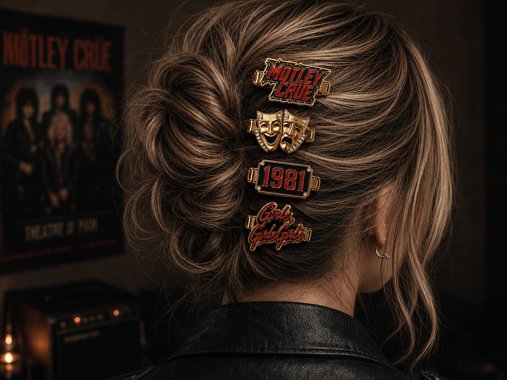 MTLC Elegant Gold Mini Barrettes for Women TTTT