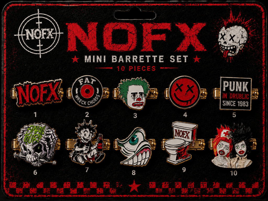 NOFX Elegant Gold Mini Barrettes for Women TTTT