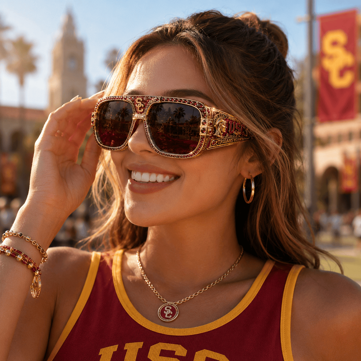 PREMIUM USC UNISEX SUNGLASSES TTNL