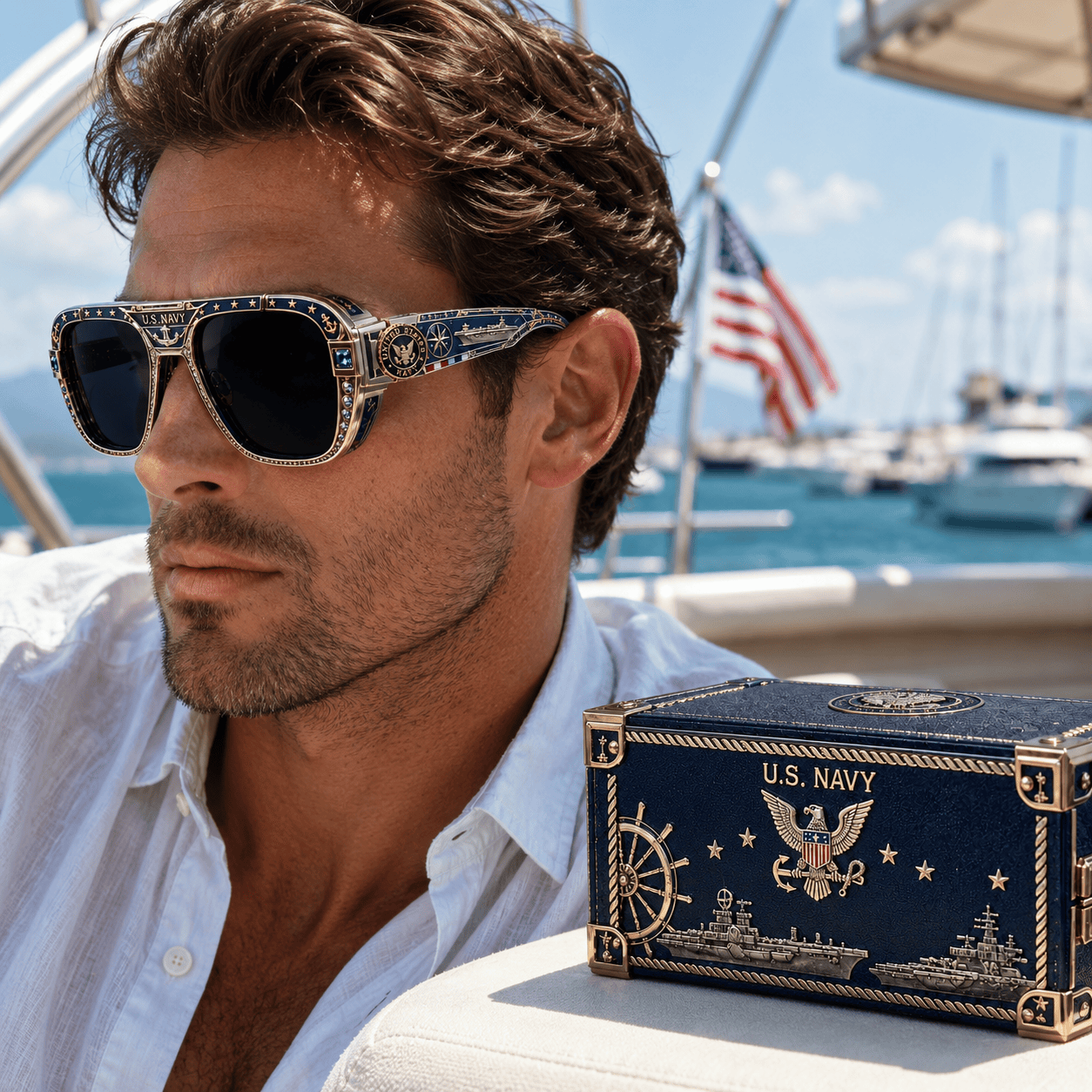 PREMIUM USNV UNISEX SUNGLASSES DBD