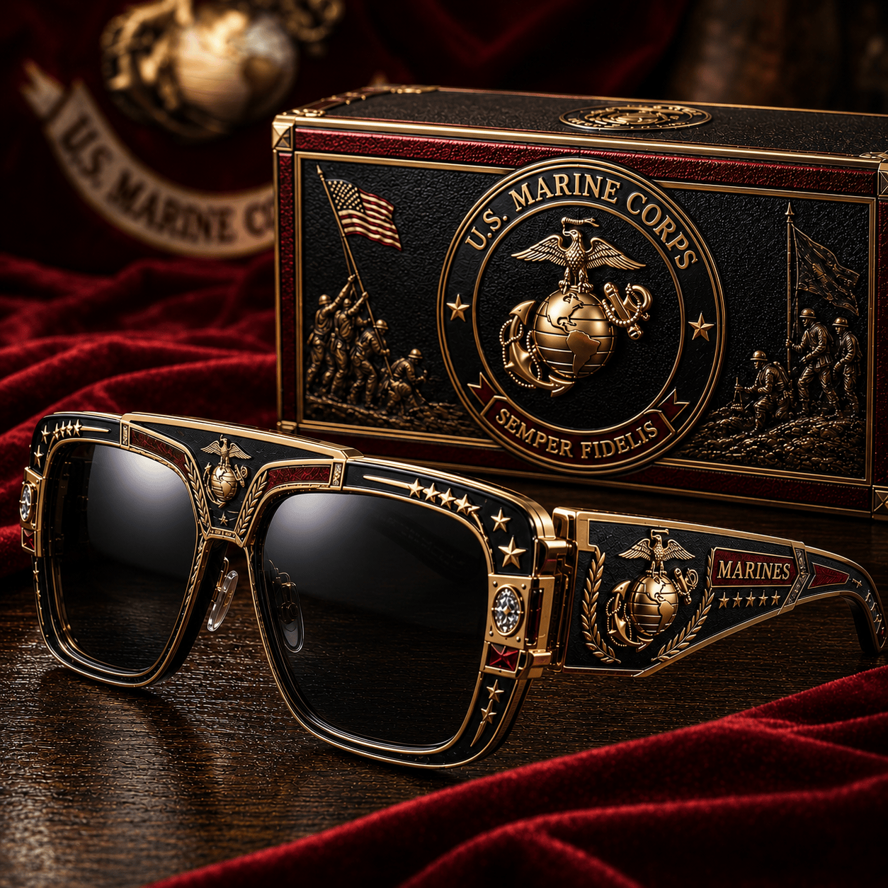 PREMIUM USMC UNISEX SUNGLASSES DBD