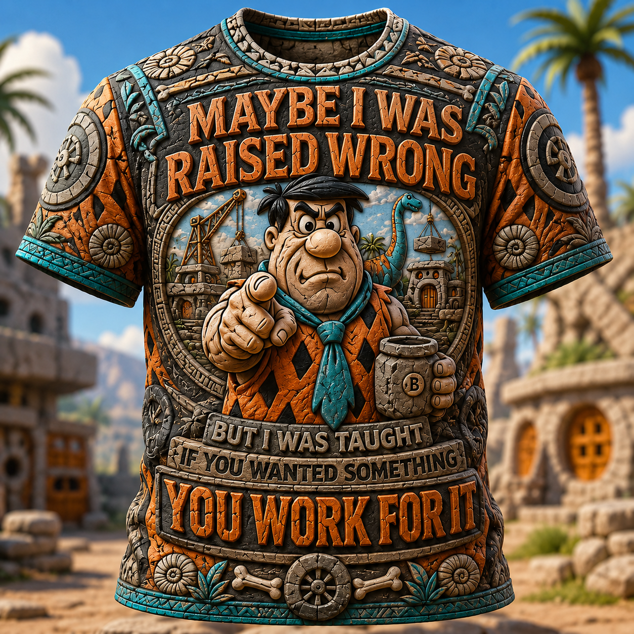 PREMIUM FLST 3D EMBOSS SHIRT LNTH