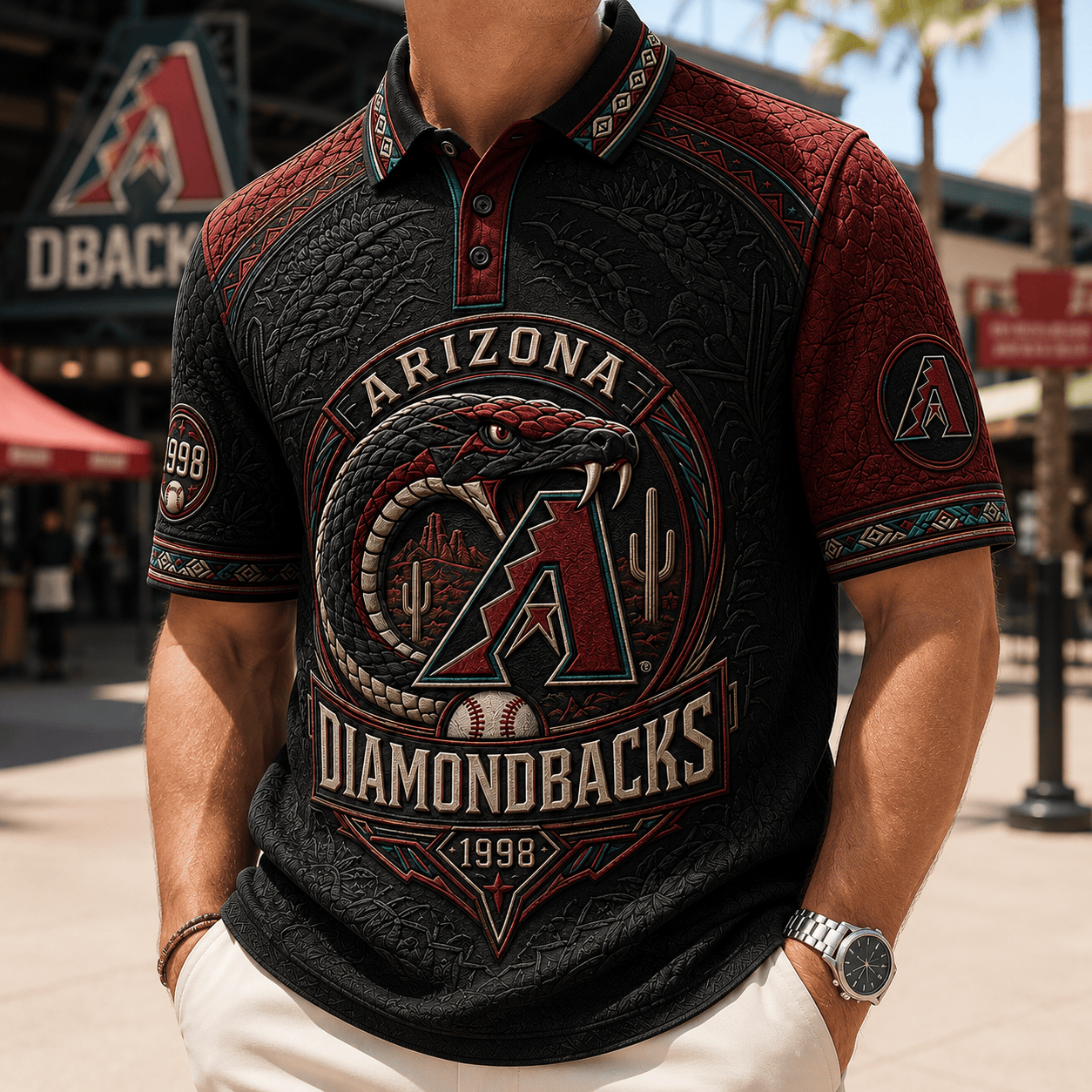 PREMIUM AZDB EMBOSS POLO SHIRT HQH