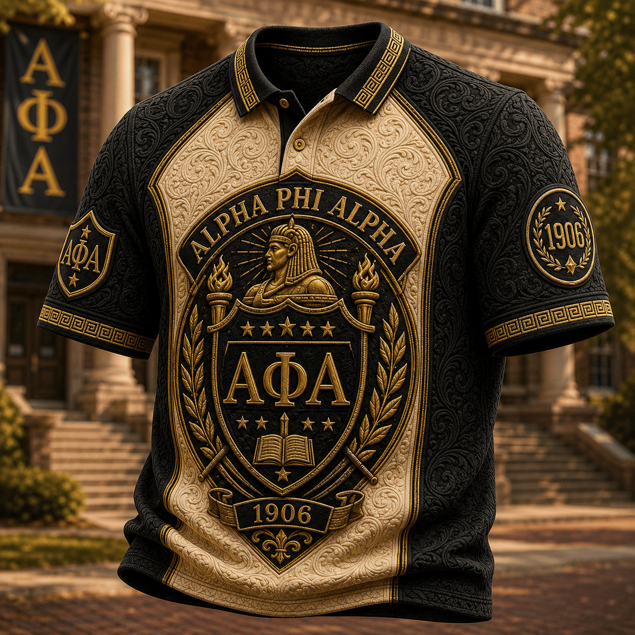 PREMIUM APA EMBOSS POLO SHIRT HQH