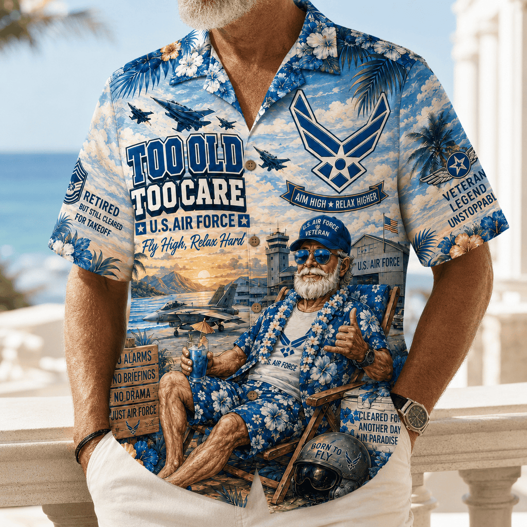 Premium USAF Hawaiian Shirt HQH