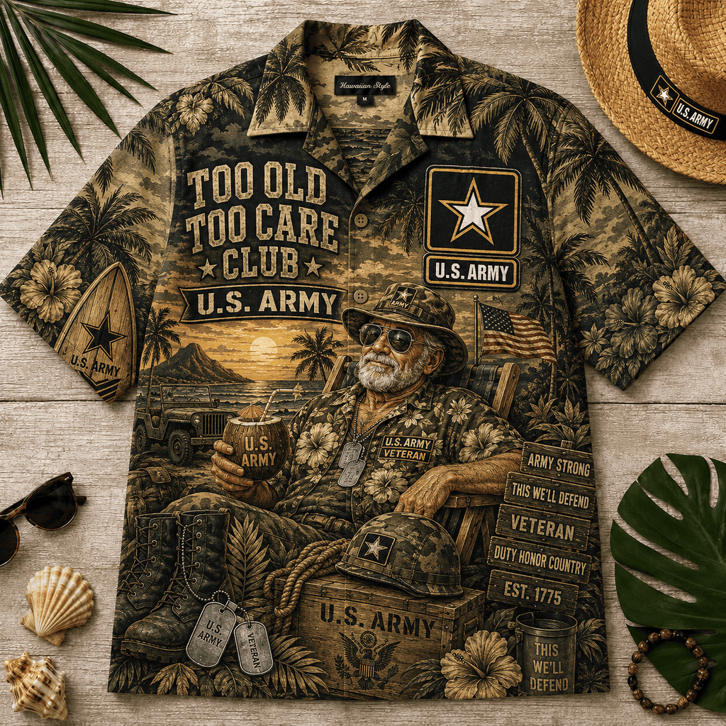 Premium USAR Hawaiian Shirt HQH