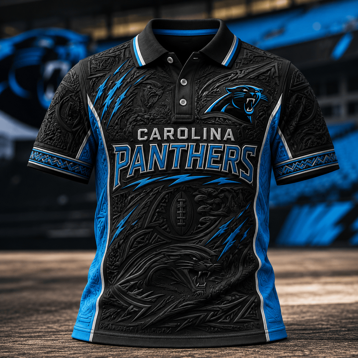 PREMIUM CRPT EMBOSS POLO SHIRT NTVA