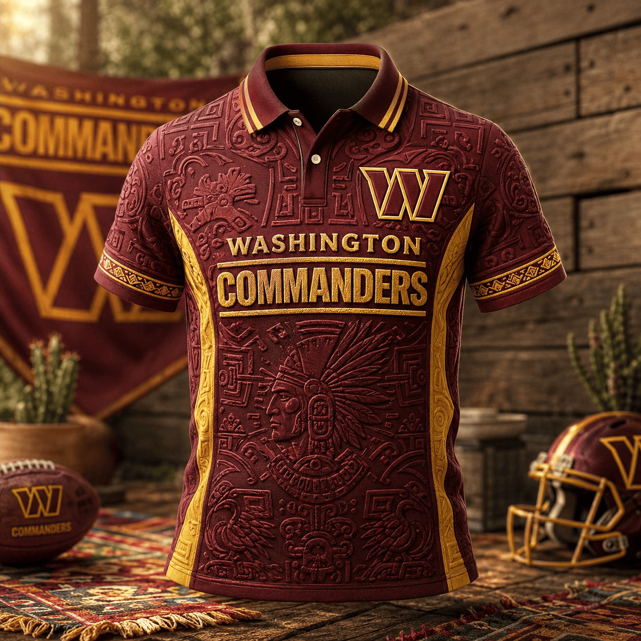 PREMIUM WCD EMBOSS POLO SHIRT NTVA