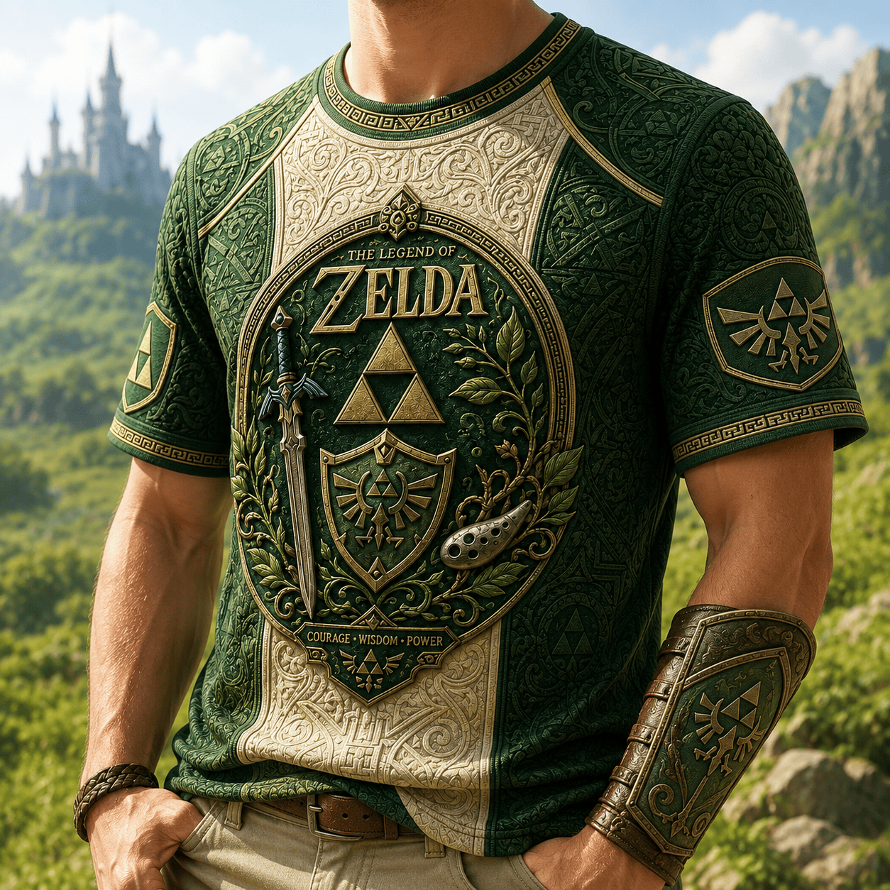 PREMIUM TLOZ 3D EMBOSS SHIRT NPL