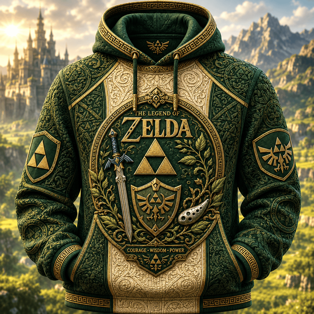 PREMIUM TLOZ 3D EMBOSS SHIRT NPL
