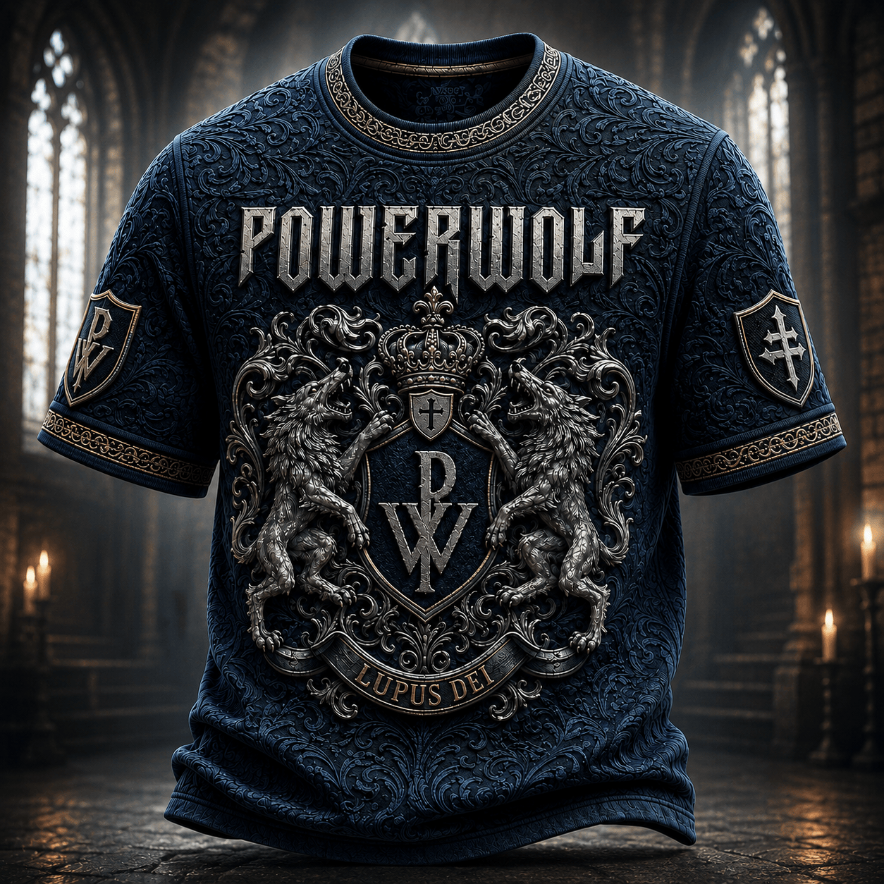 PREMIUM POWF 3D EMBOSS SHIRT NPL
