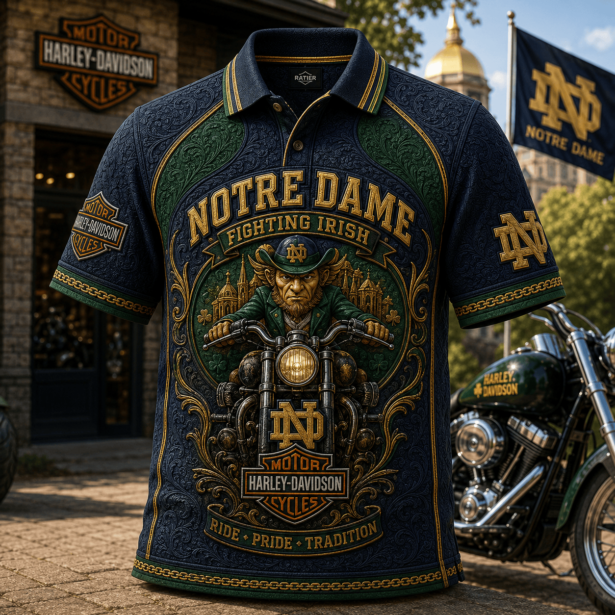 PREMIUM NDFI EMBOSS POLO SHIRT HQH