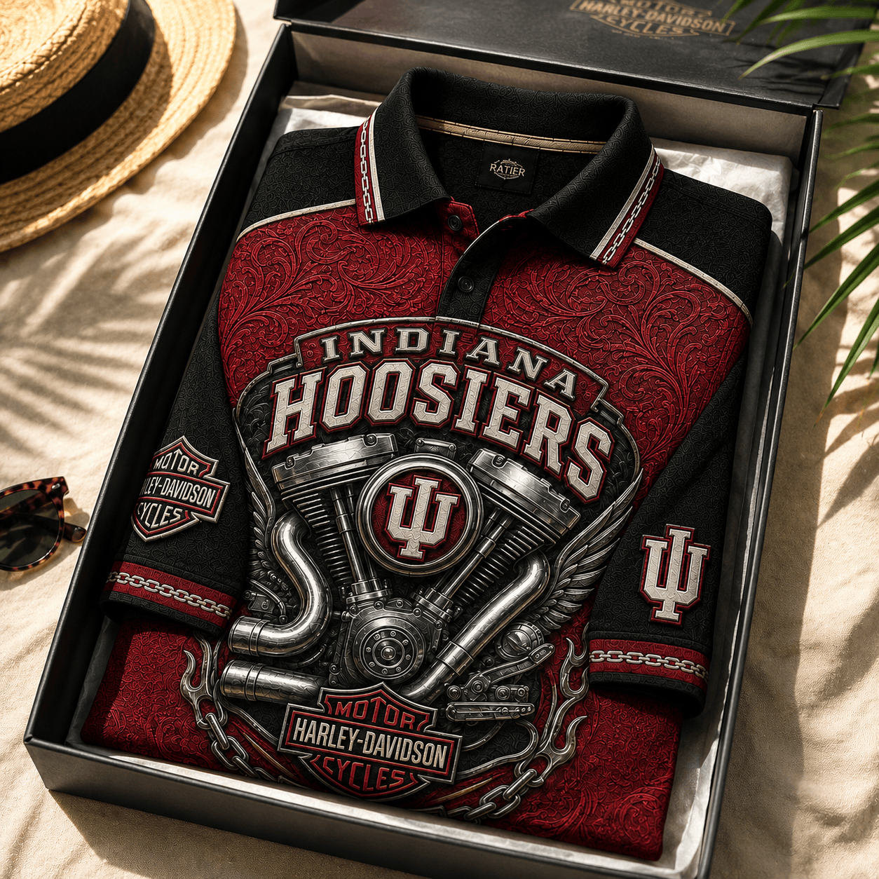 PREMIUM IDH EMBOSS POLO SHIRT HQH
