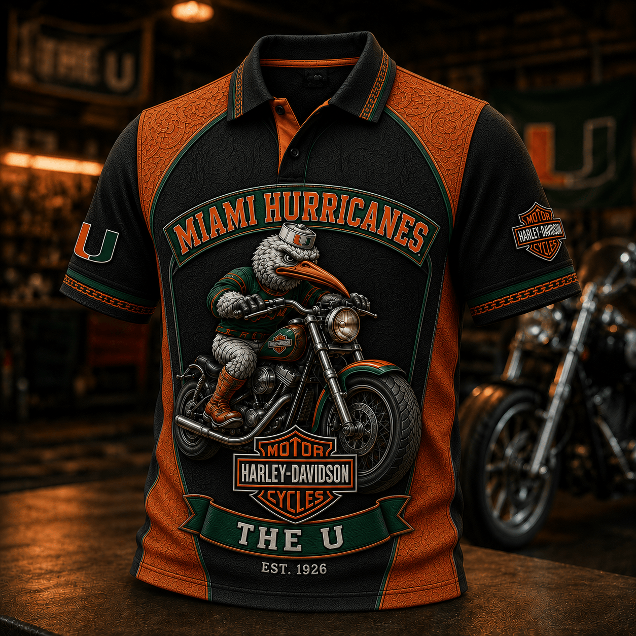 PREMIUM MHC EMBOSS POLO SHIRT HQH