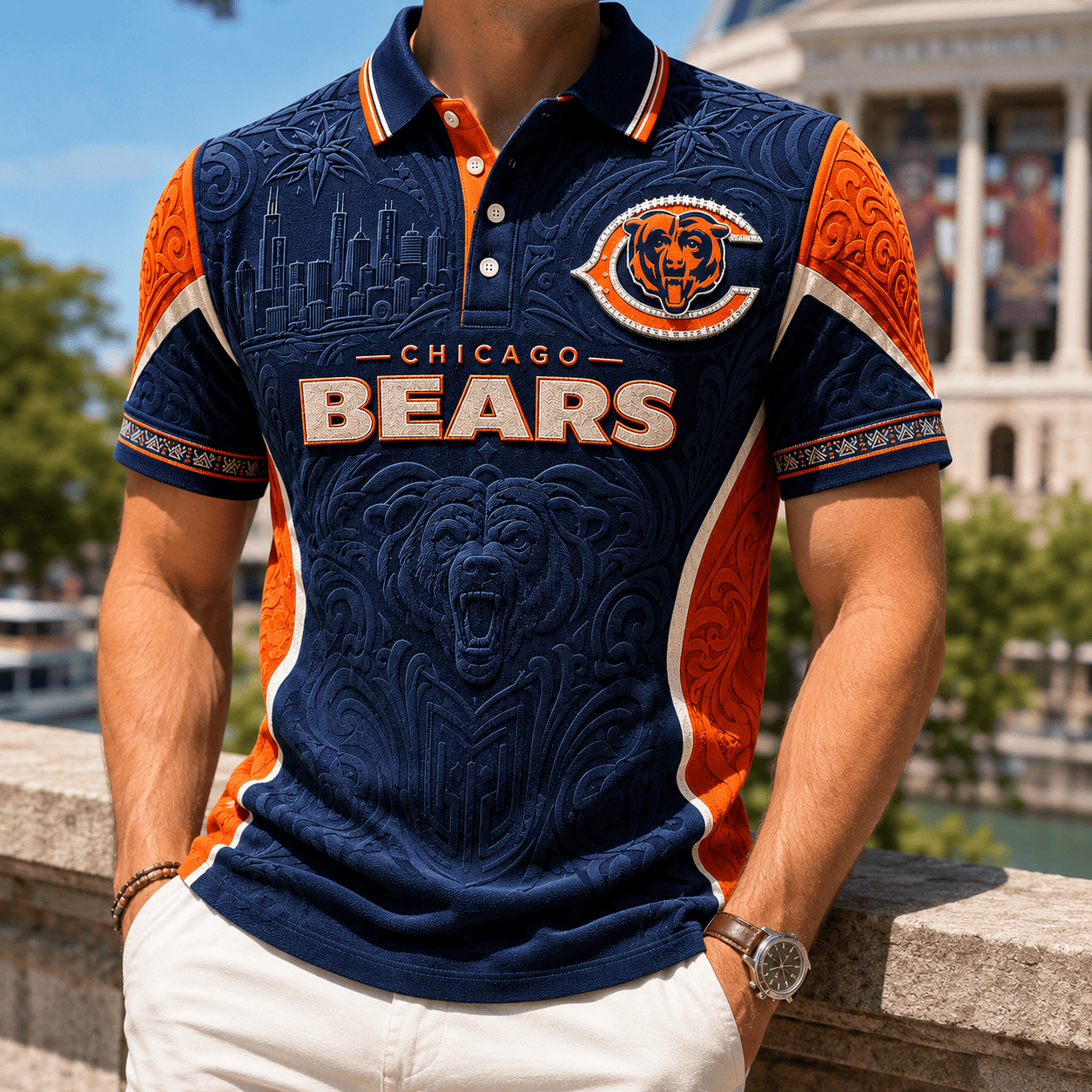 PREMIUM CCB EMBOSS POLO SHIRT NTVA