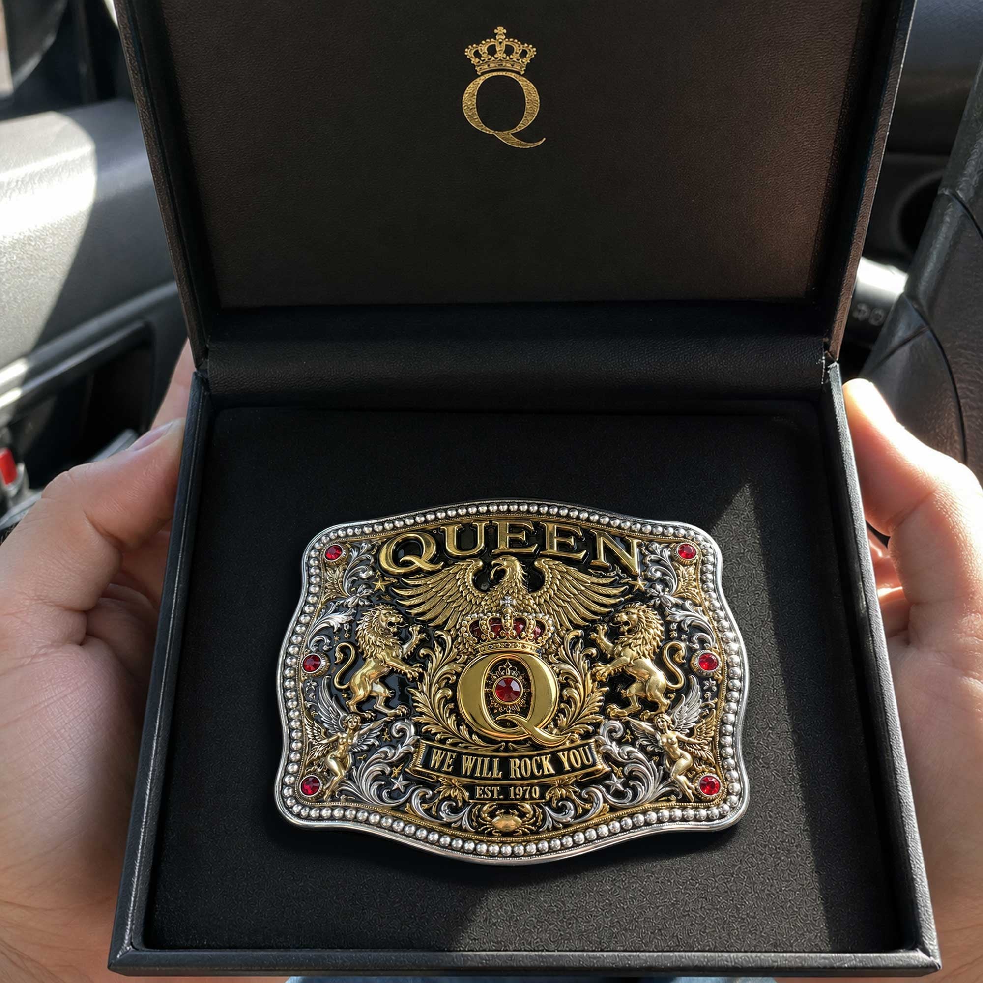 QNN Premium Western Championship Belt Buckle HTTT