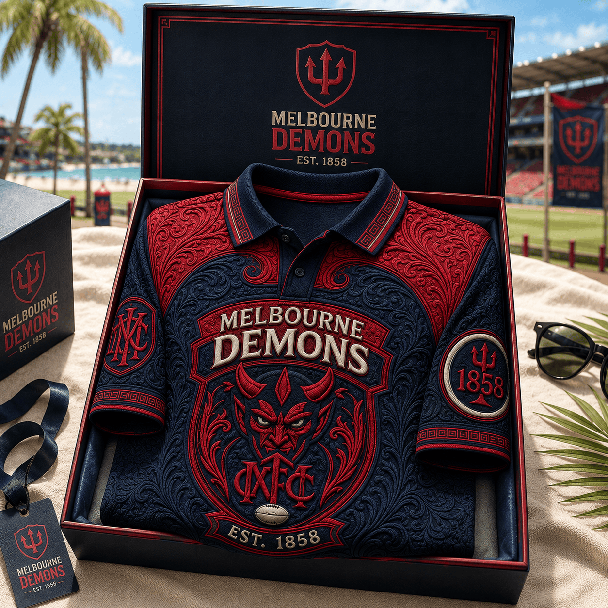 PREMIUM MBD EMBOSS POLO SHIRT HQH