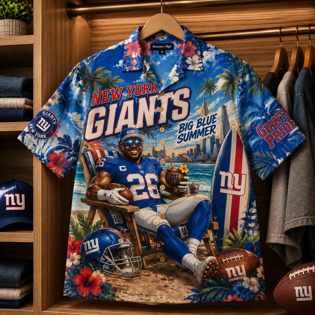 Premium NYG Hawaiian Shirt TNSM