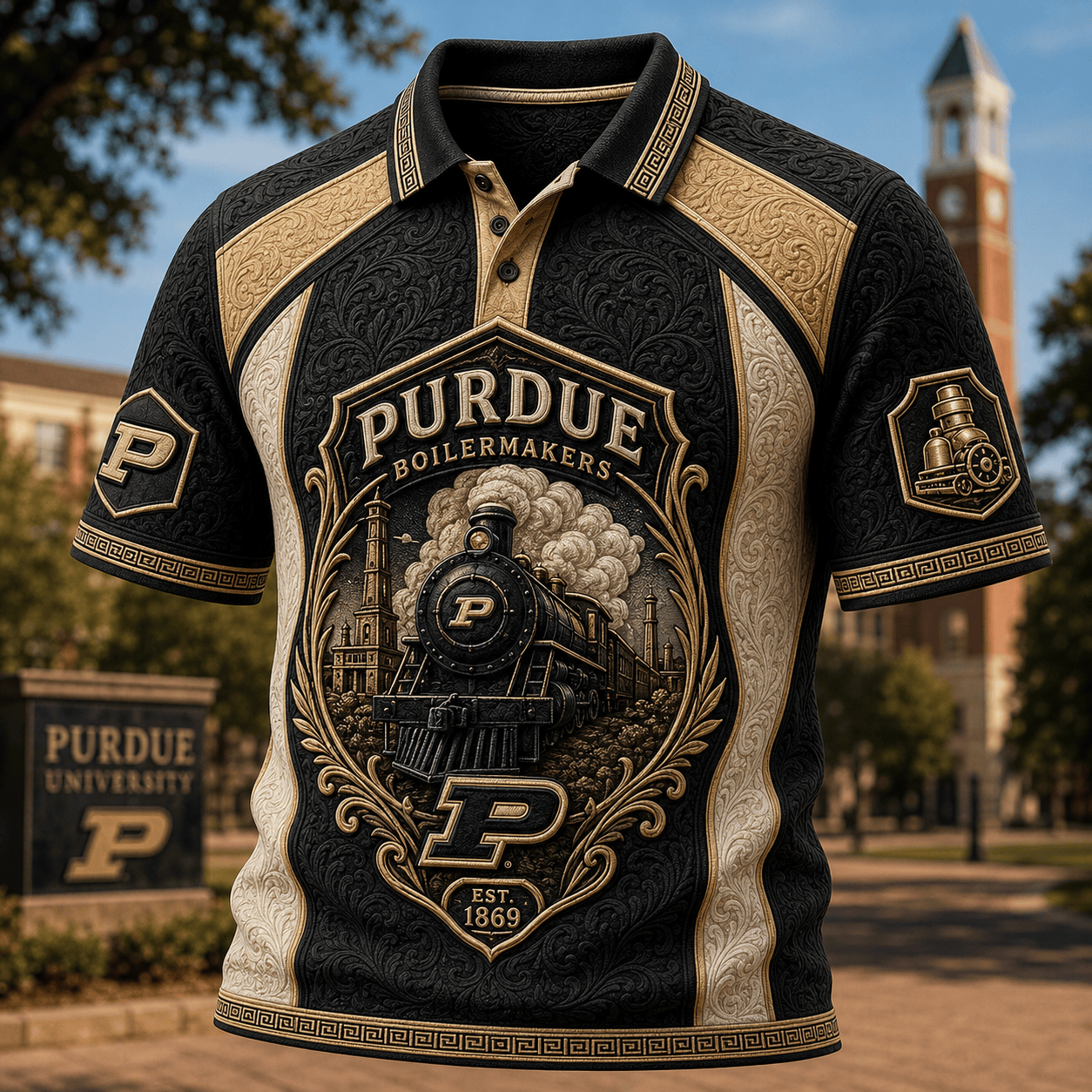 PREMIUM PDB EMBOSS POLO SHIRT HQH