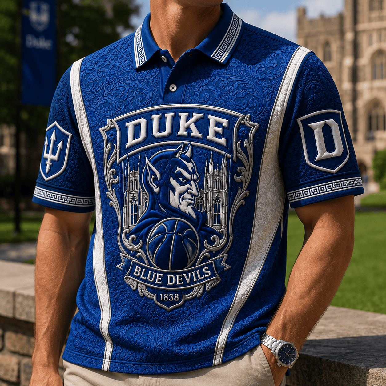 PREMIUM DBD EMBOSS POLO SHIRT HQH