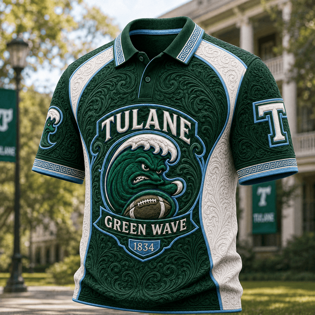 PREMIUM TGRW EMBOSS POLO SHIRT HQH