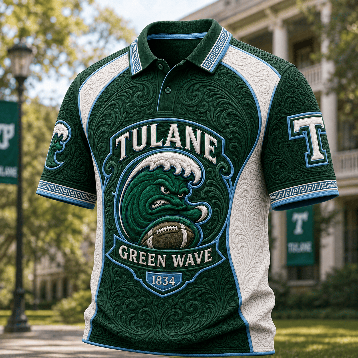 PREMIUM TGRW EMBOSS POLO SHIRT HQH