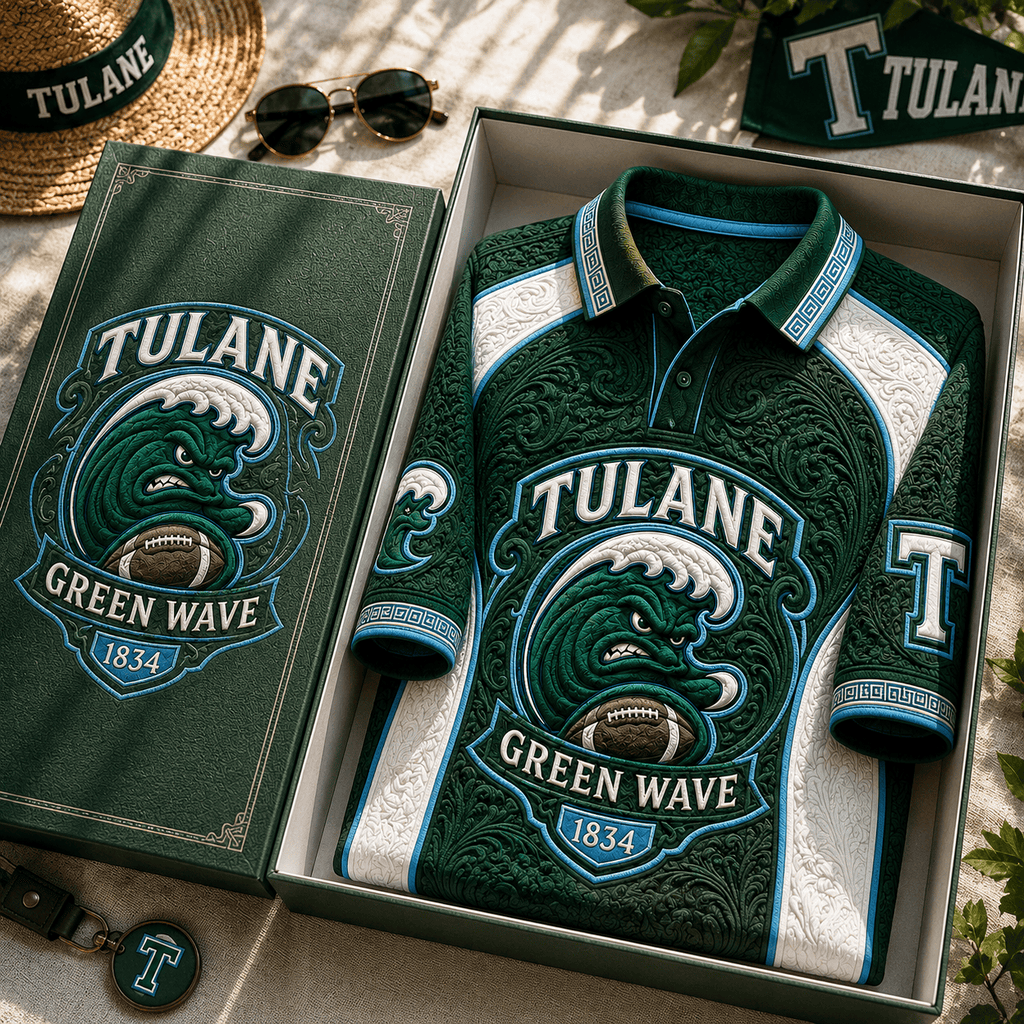 PREMIUM TGRW EMBOSS POLO SHIRT HQH