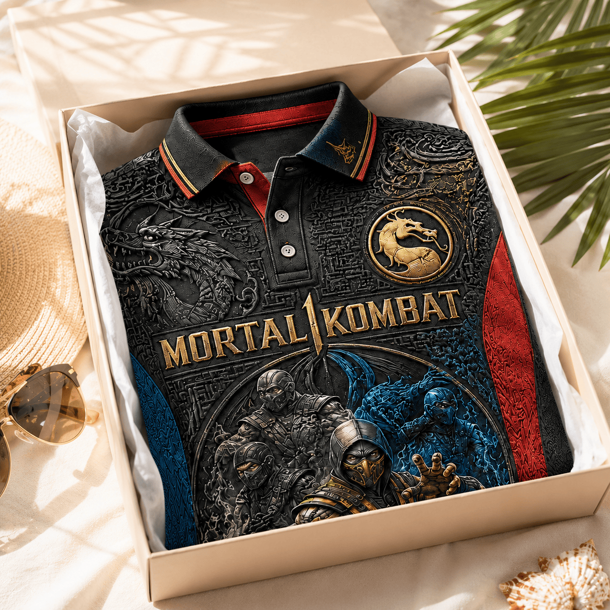 PREMIUM MKB EMBOSS POLO SHIRT NTVA