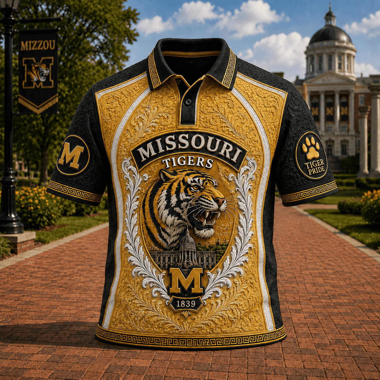 PREMIUM MSGT EMBOSS POLO SHIRT HQH