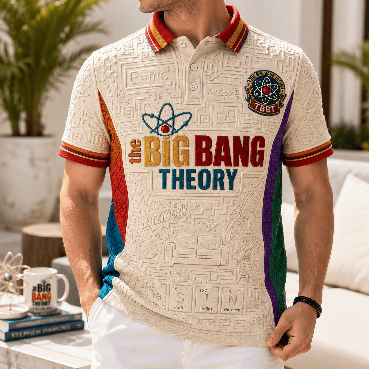 PREMIUM TBBT EMBOSS POLO SHIRT NTVA